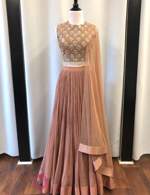 Pretty Crush Work Georgette Lehenga V3-1513