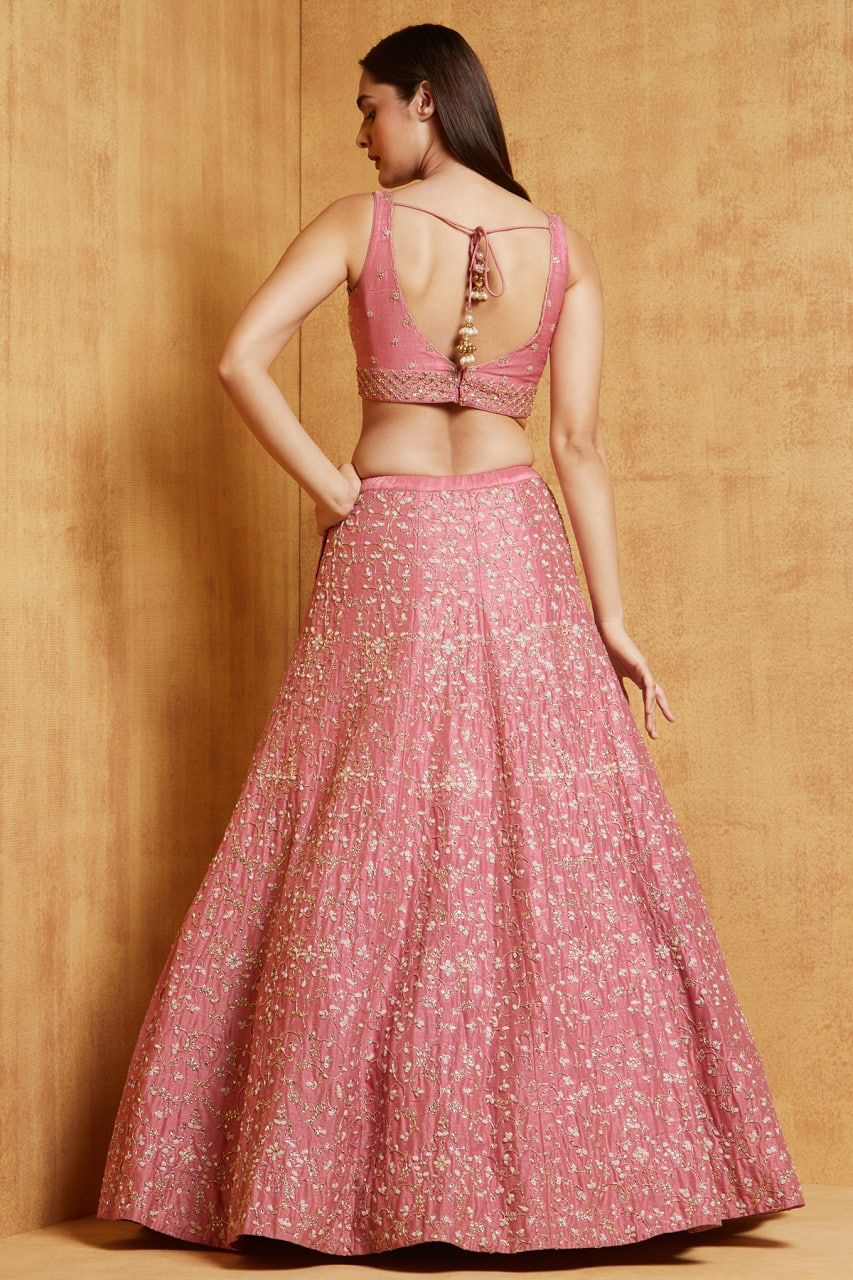 Heavy Net Wedding Lehenga 302 - Image 2