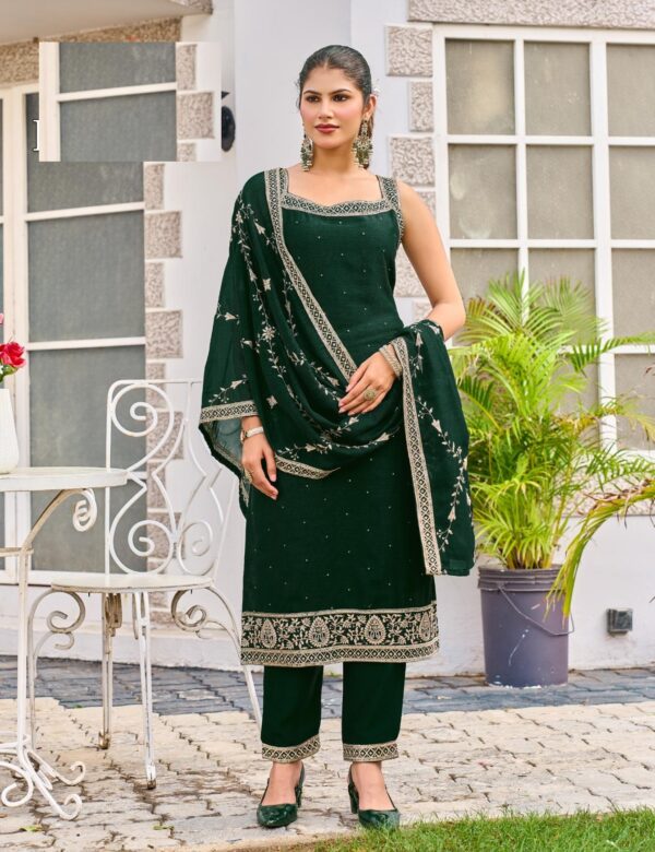 Festive Wear Silk Suits With Dupatta 1001