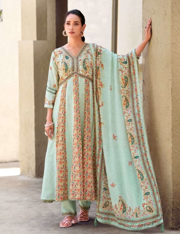 Muslin Silk Anarkali Suits 10571