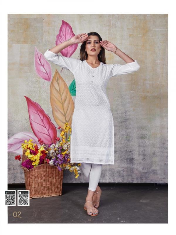 Bandhani Palace Presents Non Catalogue Georgette With Chicken Work Casual  Wear Kurtis Wholesale Dealer Surat
