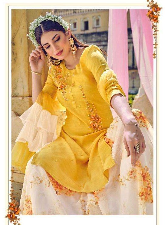 Pink Indowestern Party Wear Lehenga With Ruffle Dupatta 98005 - Image 2