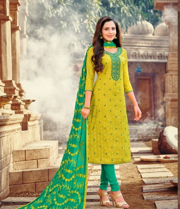 Yellow Satin Georgette Palazzo Suits with dupatta UK - PZ0693
