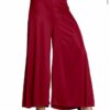 Maroon Rayon Palazzos 06