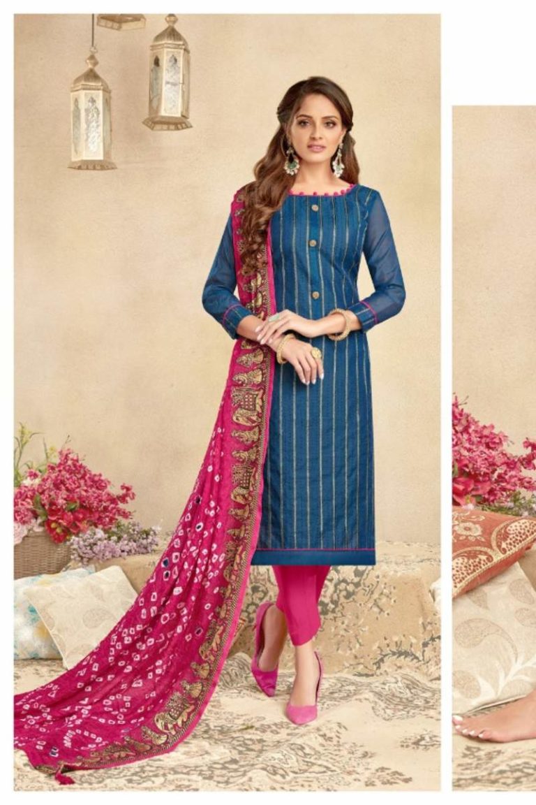 bandhani churidar stitching designs