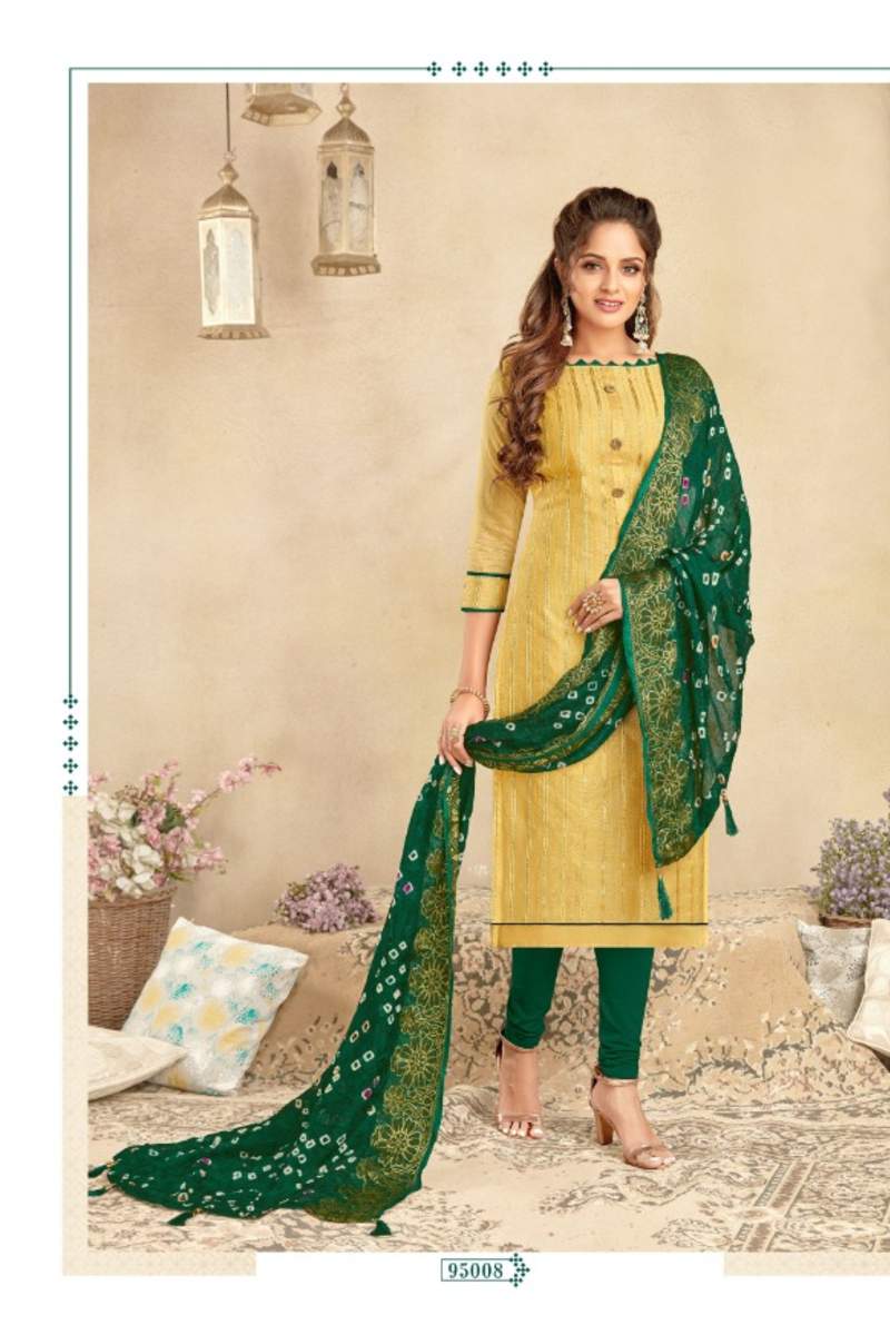 bandhani churidar stitching designs