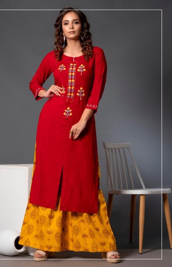 kurti with palazzo set under 300